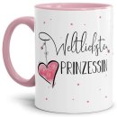 Tasse mit Kosename - Weltliebste Prinzessin - Innen &amp;...