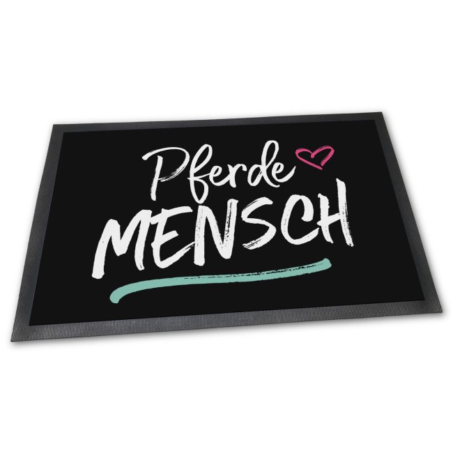 Fu&szlig;matte &quot;Pferdemensch und Pferdem&auml;dchen&quot;