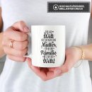 Tasse f&uuml;r Mama mit Foto - F&uuml;r uns bist Du die Welt