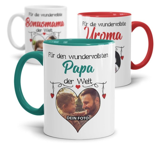 Tasse mit Foto - Wundervollster weiblicher Lieblingsmensch