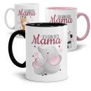 Tasse mit Tiermotiv - Mama ich liebe Dich