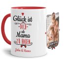 Tasse f&uuml;r Mama von - mit Wunschnamen und Foto -...