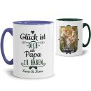 Tasse mit Namen und Foto - Gl&uuml;ck ist, Dich zu haben...