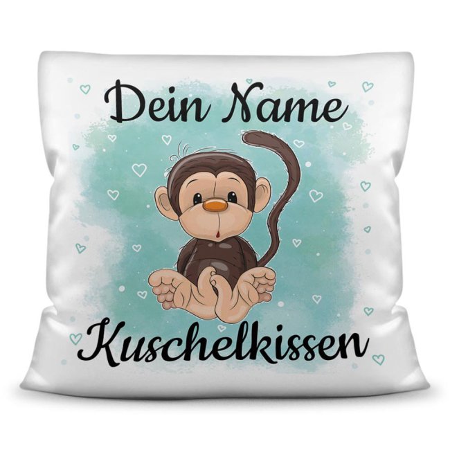 Kinderkissen mit Tiermotiv und Wunschname