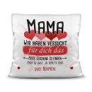 Kissen - Bestes Geschenk f&uuml;r Mama von mehr Kindern -...