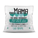 Kissen - Bestes Geschenk f&uuml;r Bonus Mama von einem...