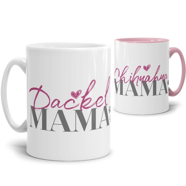 Tasse Hunderassen Mama - Tasse f&uuml;r Hundemamas