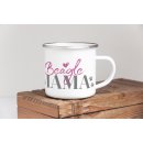 Emaille Tasse Hunderassen Mama