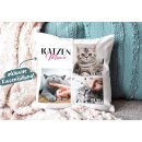 Kissen - Fotocollage - Katzenmama - mit drei Fotos