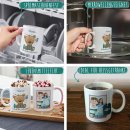 Tasse zur Einschulung f&uuml;r Jungen - Teddy - mit Foto...