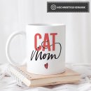 Tasse - Cat Mom - mit Foto und Name