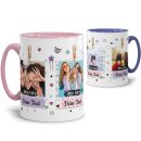 Tasse f&uuml;r die beste Freundin - Polaroidfotos - mit...