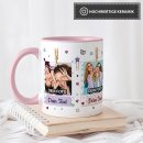 Tasse f&uuml;r die beste Freundin - Polaroidfotos - mit...