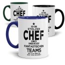 Tasse mit Spruch - Chef Tasse - Stolzer Chef,...