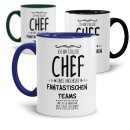 Tasse mit Spruch - Chef Tasse - Stolzer Chef eines...