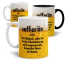 Bier Tasse mit Spruch - Suffer&auml;n