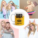 Bier Tasse mit Name personalisieren - Bier w&auml;re XXX...