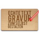 Holzbrettchen mit Gravur beschriften