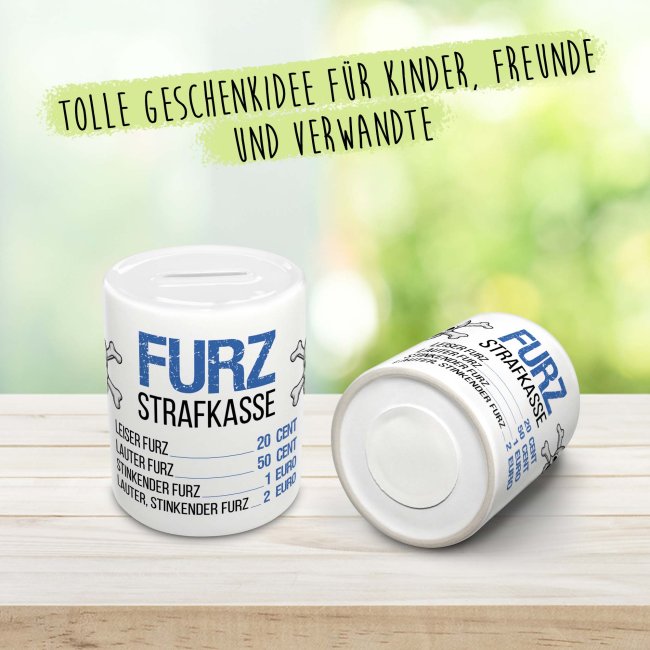 Spardose - Furzstraf-Kasse