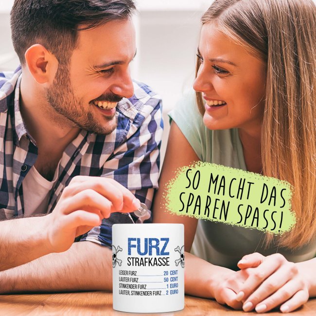 Spardose - Furzstraf-Kasse