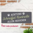 Outdoorschild mit Spruch - Achtung...