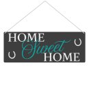 Outdoorschild mit Spruch - Home Sweet Home - 24 x 9