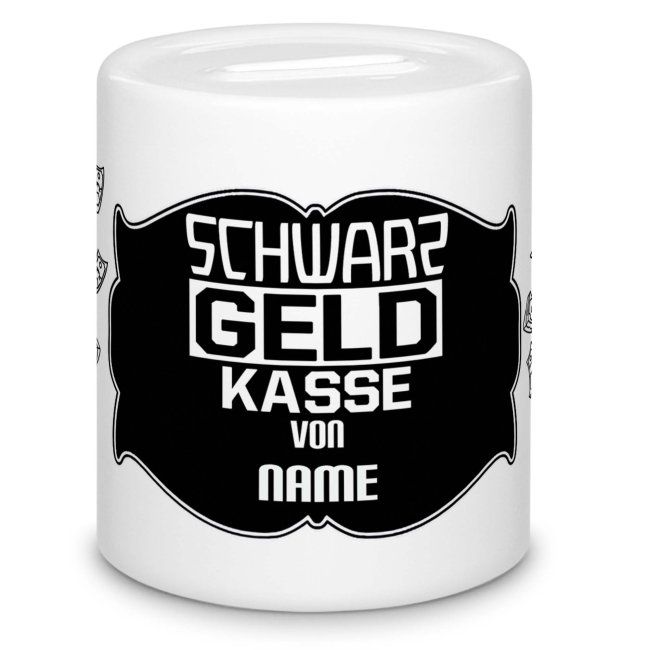 Spardose - Schwarzgeldkasse - f&uuml;r Name