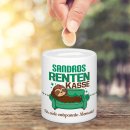 Spardose f&uuml;r Renter - Rentenkasse - mit Name...