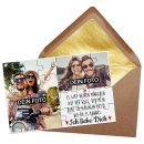 Foto-Puzzle mit zwei Fotos und Spruch - Ich liebe dich -...