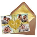 Foto-Puzzle mit vier Fotos und Spruch - Ich liebe dich -...