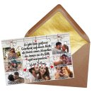 Foto-Puzzle mit sieben Fotos und Spruch - Mein Schatz -...