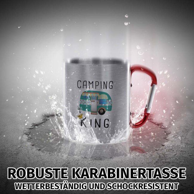 Karabiner Tasse - Camping King