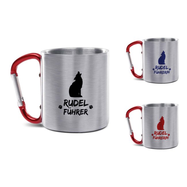 Karabiner Tasse - Rudelf&uuml;hrer / Rudelf&uuml;hrerin