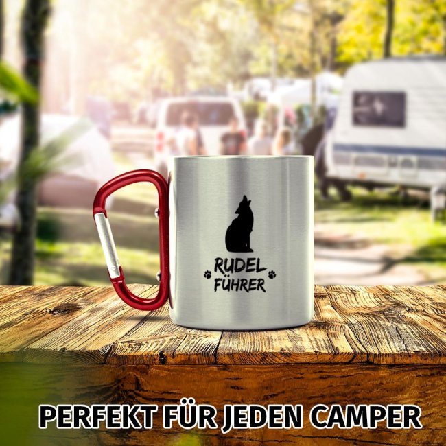 Karabiner Tasse - Rudelf&uuml;hrer Schwarz