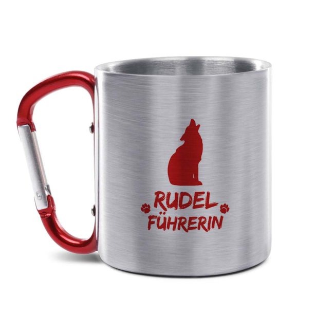 Karabiner Tasse - Rudelf&uuml;hrerin Rot