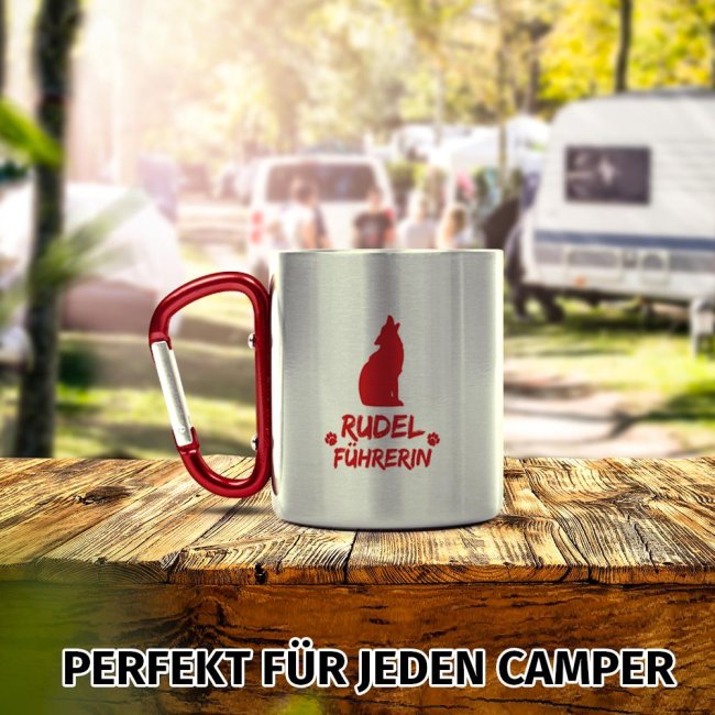 Karabiner Tasse - Rudelf&uuml;hrerin Rot