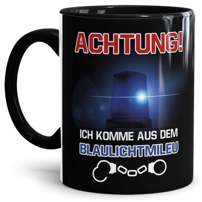 Polizei Tasse - Achtung! Blaulichtmileu