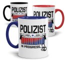 Polizei Tasse - Polizist in Progress