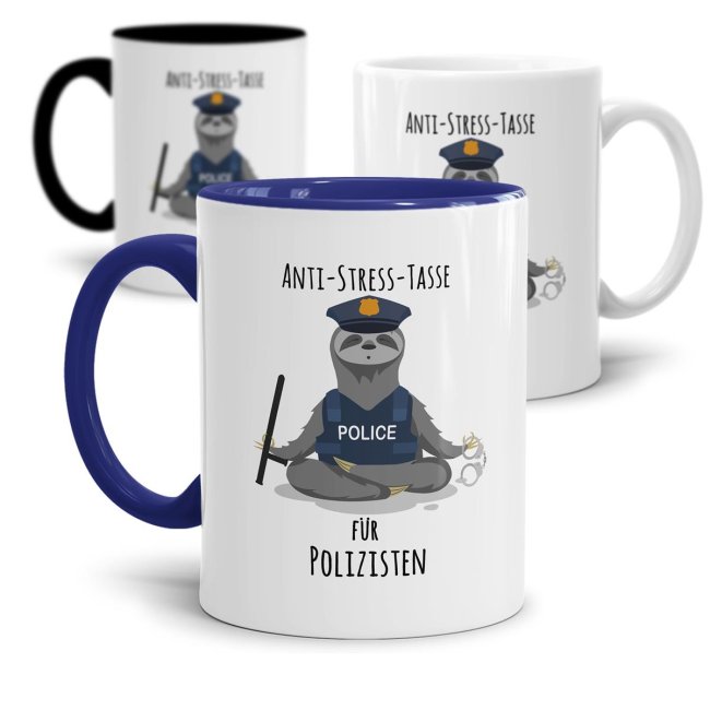 Polizei Tasse - Anti-Stress-Tasse f&uuml;r Polizisten