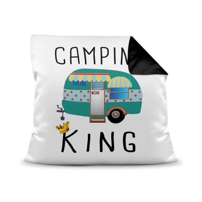 Camping Kissen - Camping King - R&uuml;ckseite Schwarz