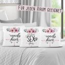 Freches Kissen f&uuml;r P&auml;rchen - Wir hatten Sex hier