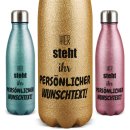 Glitzerflasche aus Edelstahl selbst gestalten -...