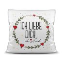 Kissen mit Spruch - Ich liebe dich, du Arsch