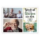 Blechschild f&uuml;r den Uropa gestalten - Gl&uuml;ck ist...