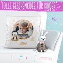 Fotokissen Pinguin personalisierbar mit Name