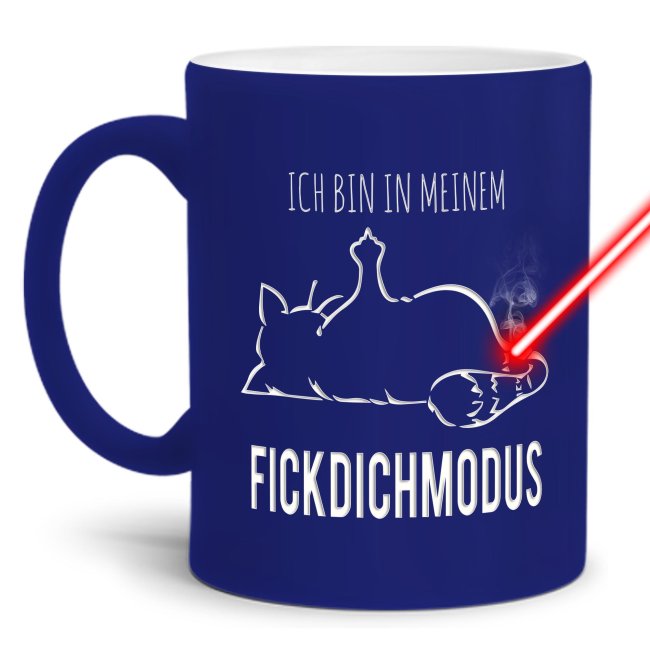 Tasse mit Gravur - Fick dich Modus