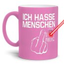 Tasse mit Gravur - Ich hasse Menschen