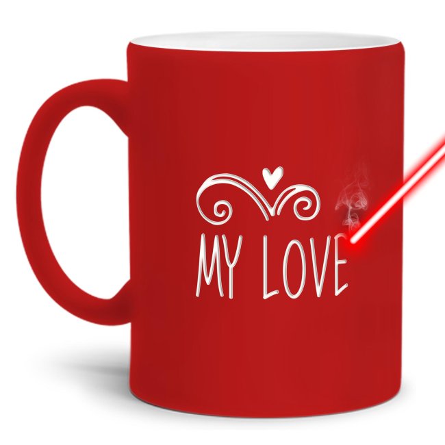 Tasse mit Gravur - My Love