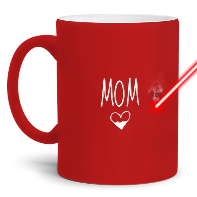 Tasse mit Gravur - Mom