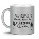 Glitzertasse Weihnachten - Bauch, Beine, Po &amp;...